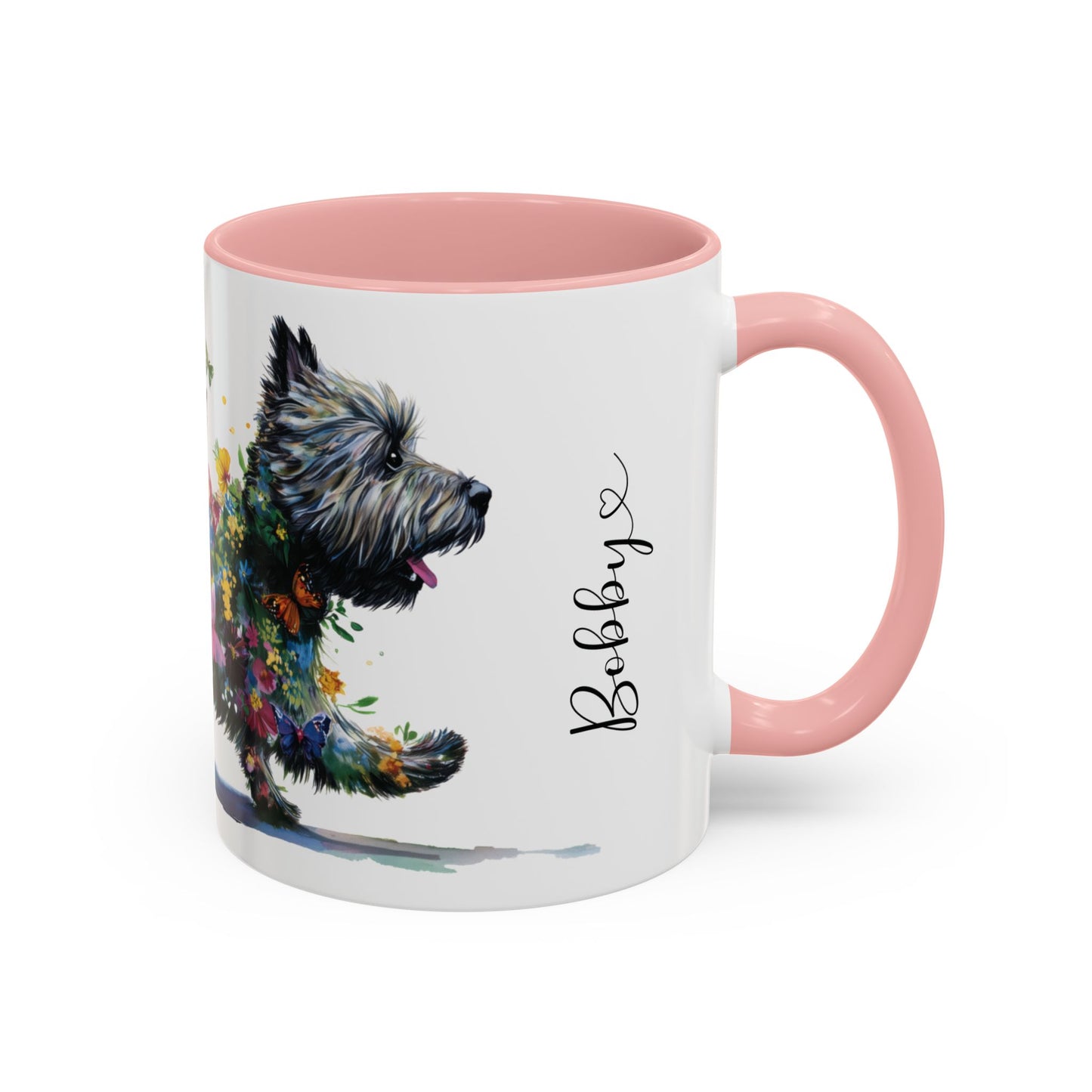 Cairn Terrier #2 Personalized Accent Mugs, 11oz