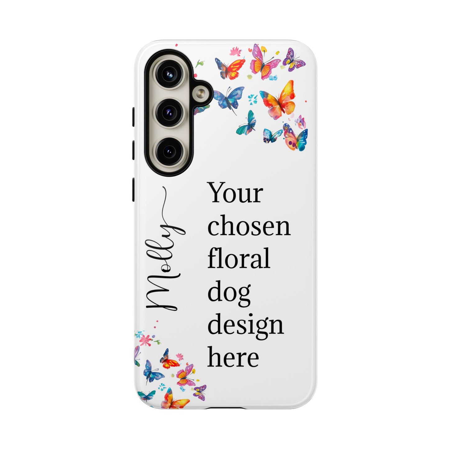 Phone Case, Personalized from ANY OF OUR DESIGNS - White case
