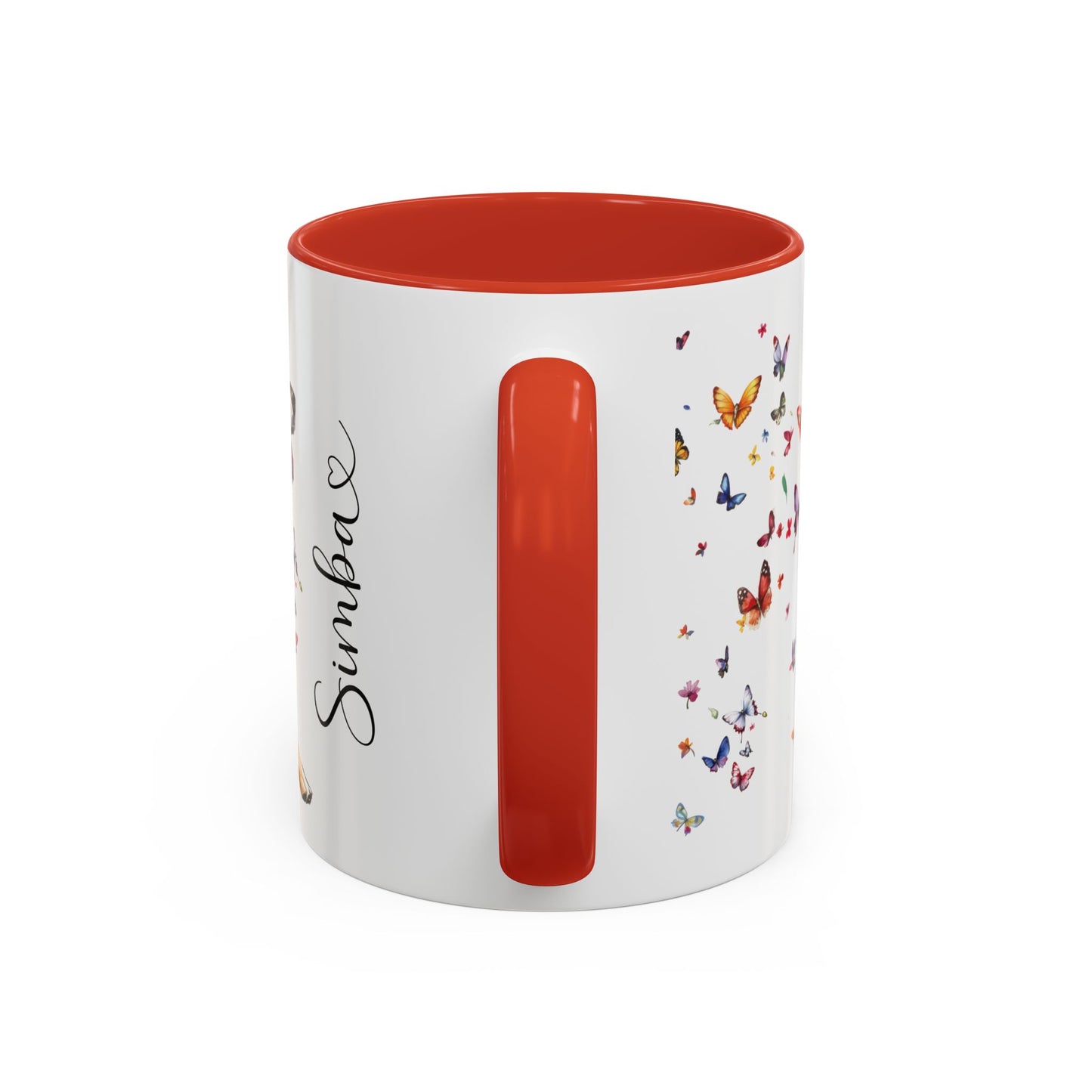 Shiba Inu #2 Personalized Accent Mugs, 11oz