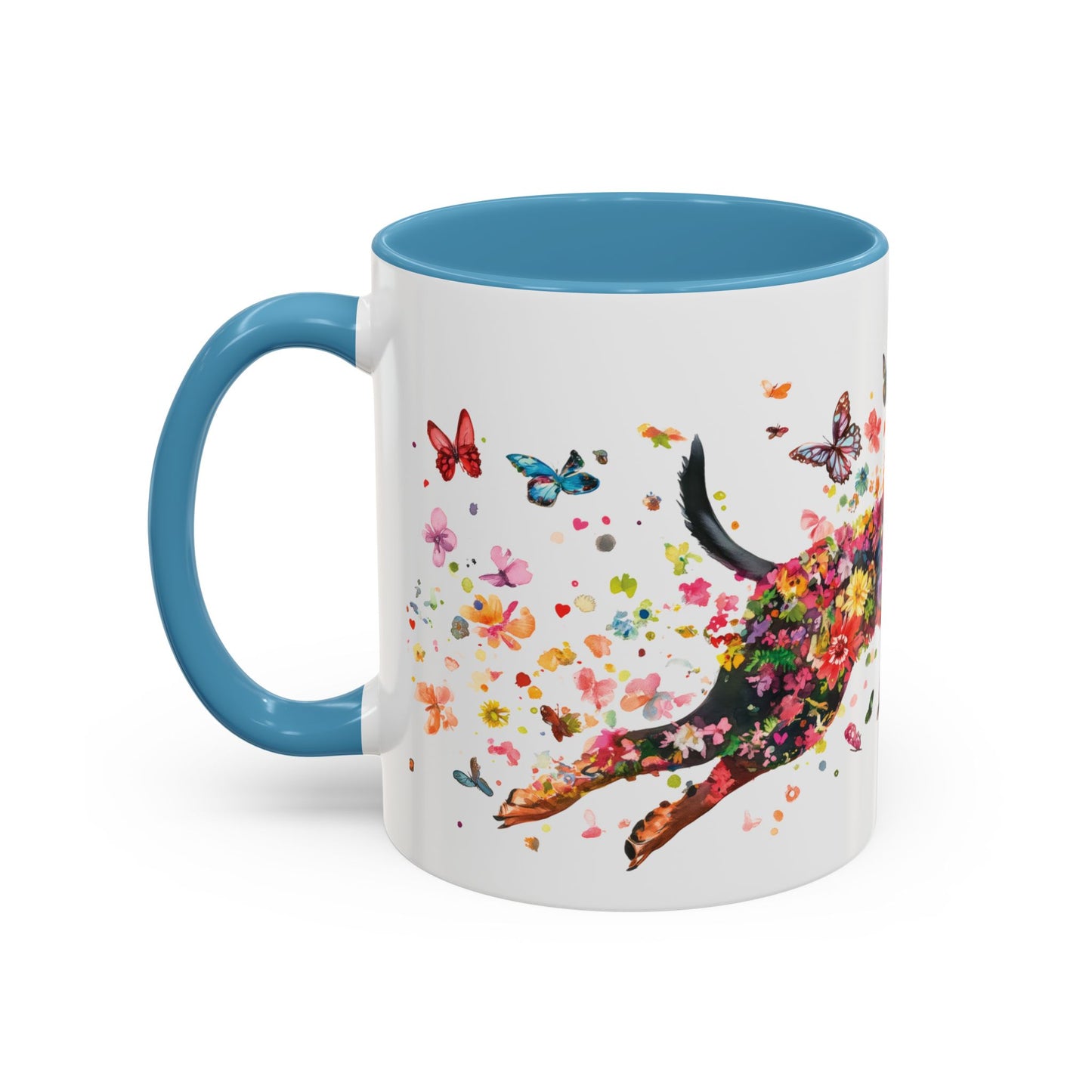 British Manchester Terrier Personalized Accent Mugs, 11oz