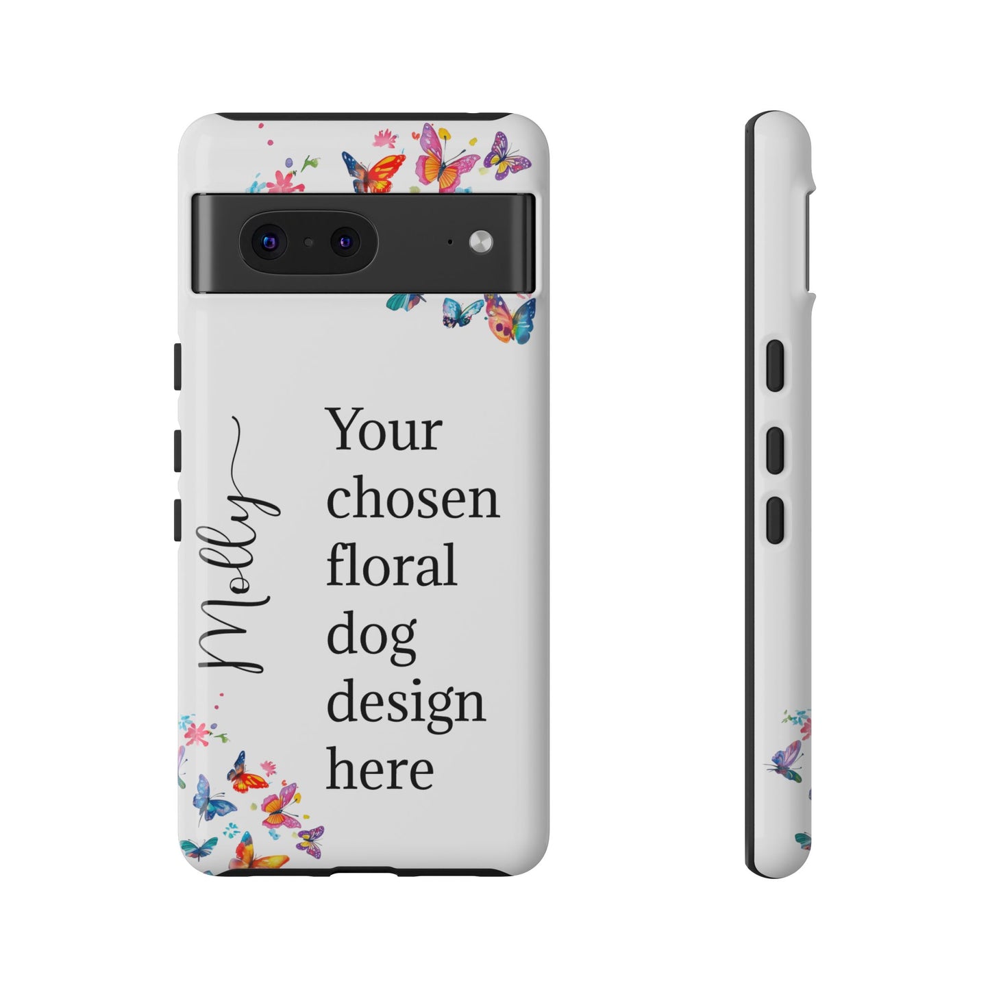 Phone Case, Personalized from ANY OF OUR DESIGNS - White case