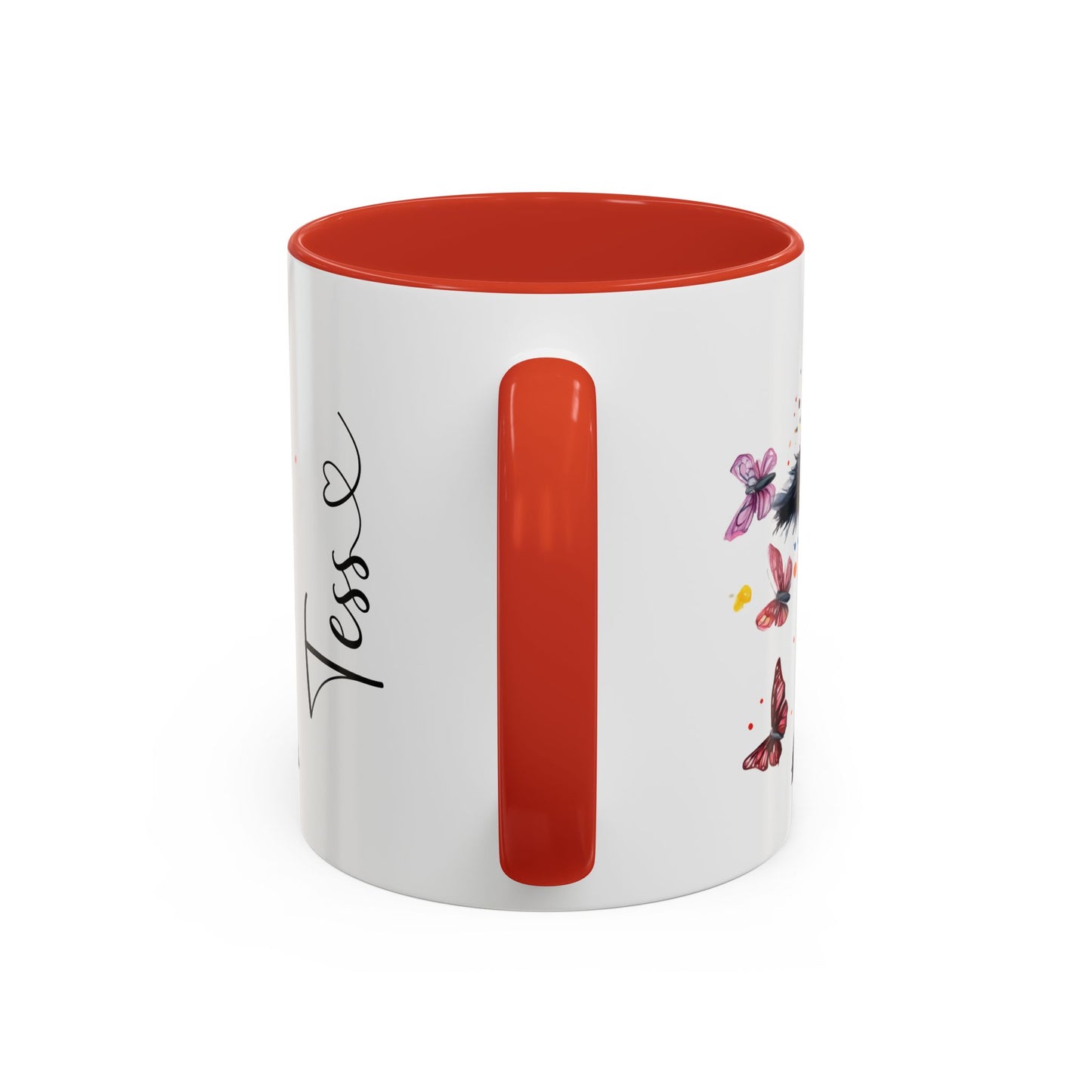 Black Shepherd Personalized Accent Mugs, 11oz