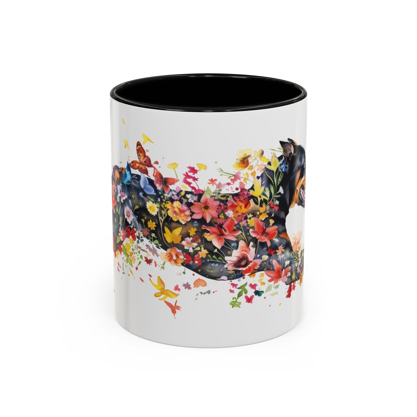 Beauceron Personalized Accent Mugs, 11oz