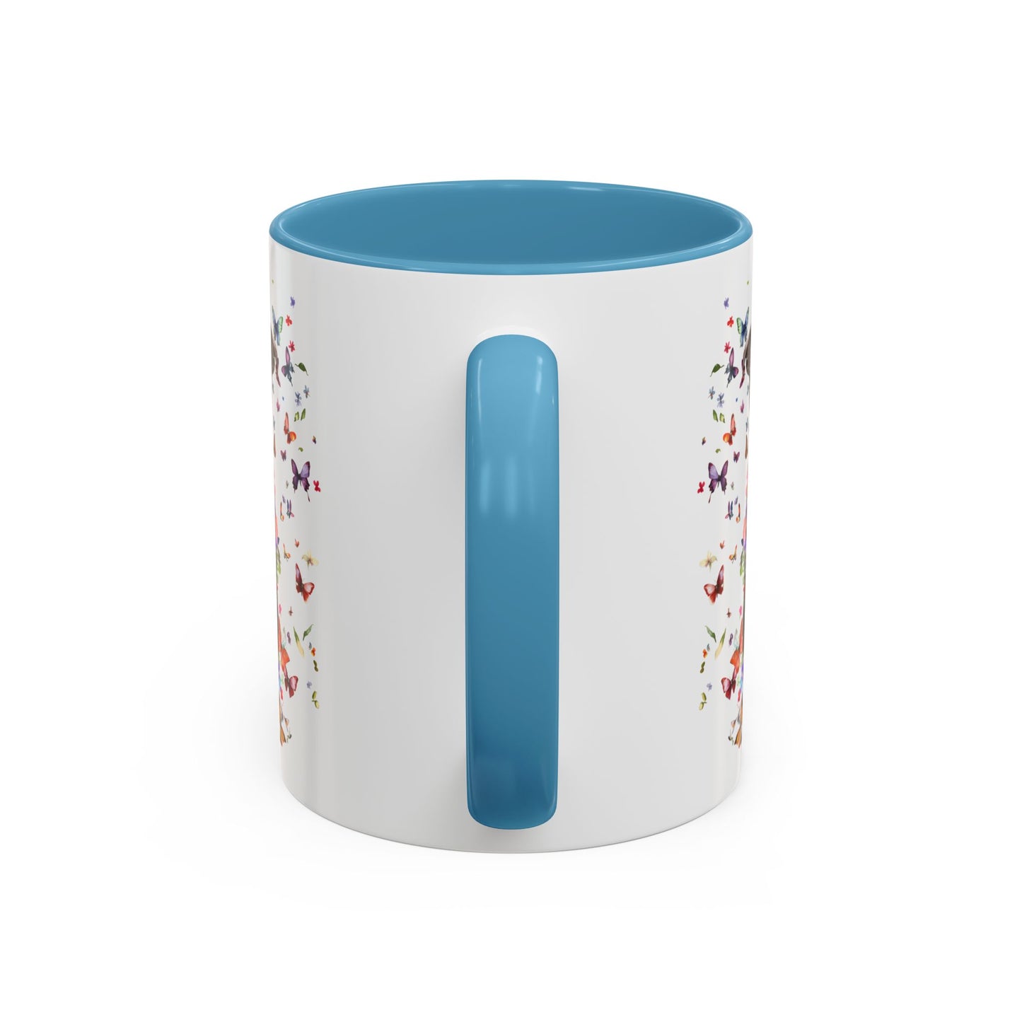 Box Terrier Personalized Colorful Accent Mugs, 11oz