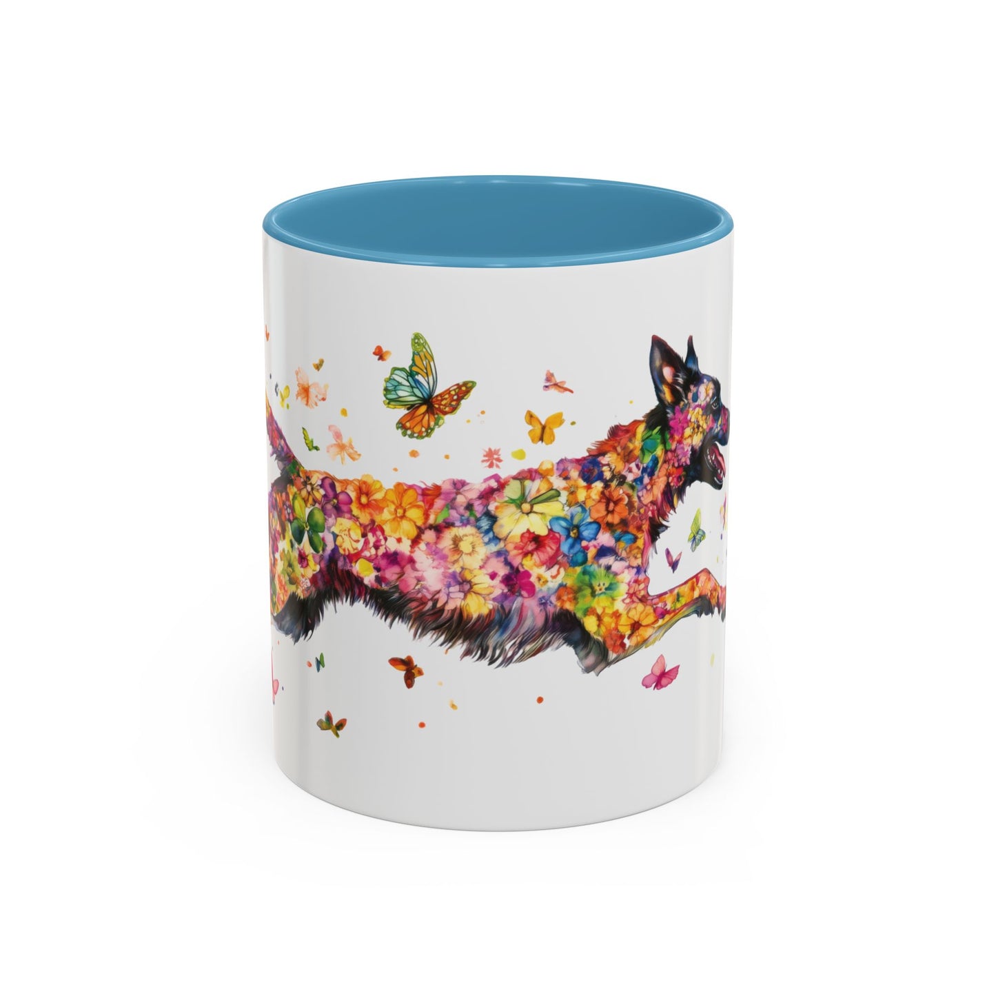 Dutch Shepherd Personalized Accent Mugs, 11oz