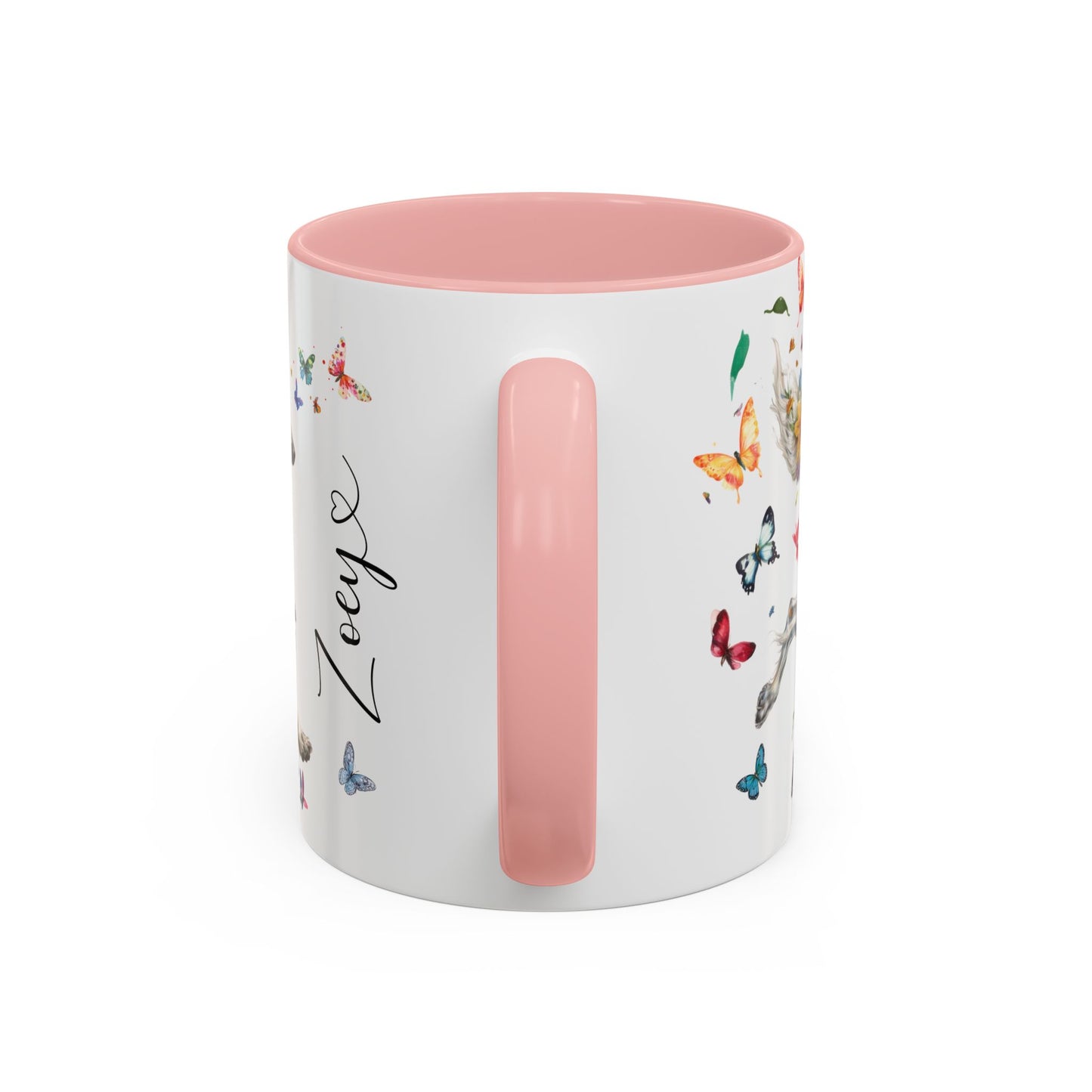 Silken Windhound #1 Personalized Accent Mugs, 11oz