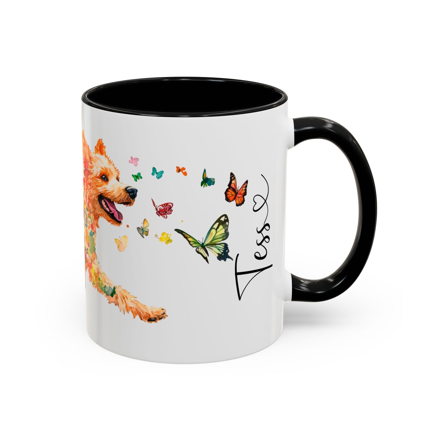 Golden Doodle/Groodle #2 Personalized Colorful Accent Mugs, 11oz