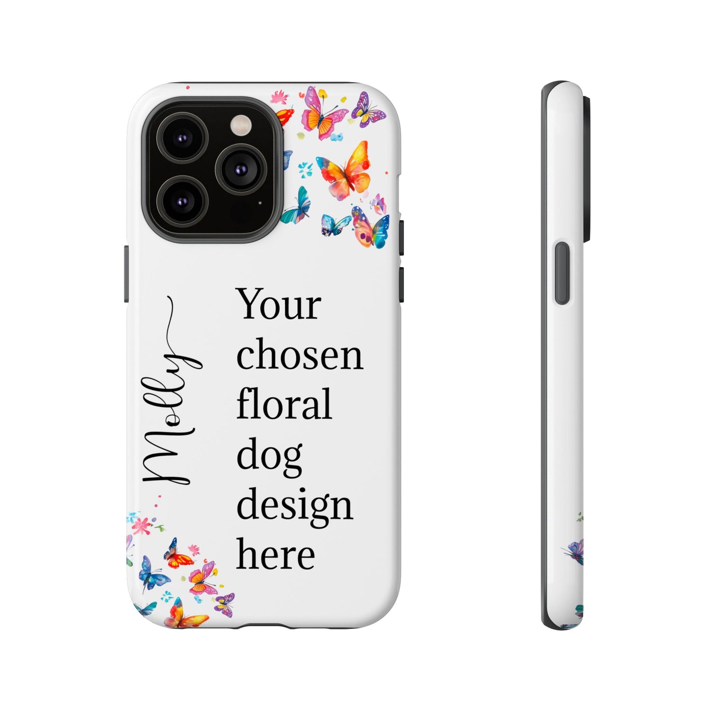Phone Case, Personalized from ANY OF OUR DESIGNS - White case