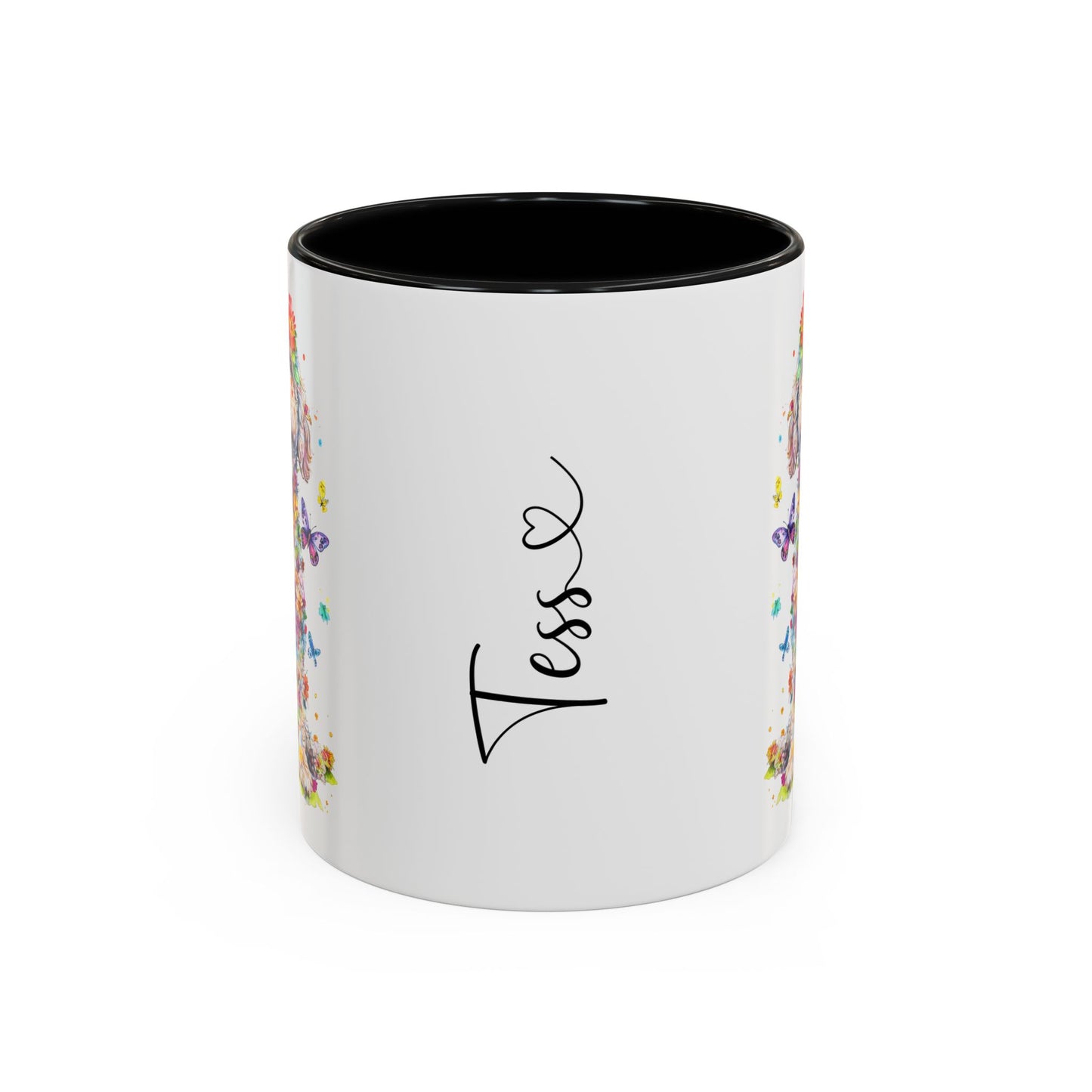 Golden Doodle / Groodle Personalized Colorful Accent Mugs, 11oz