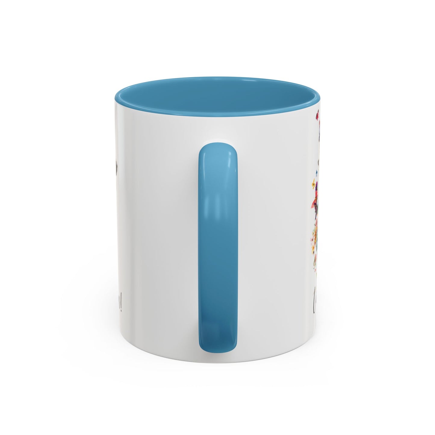 Border Collie #1 “Live like the gate was left open" Accent Mugs, 11oz