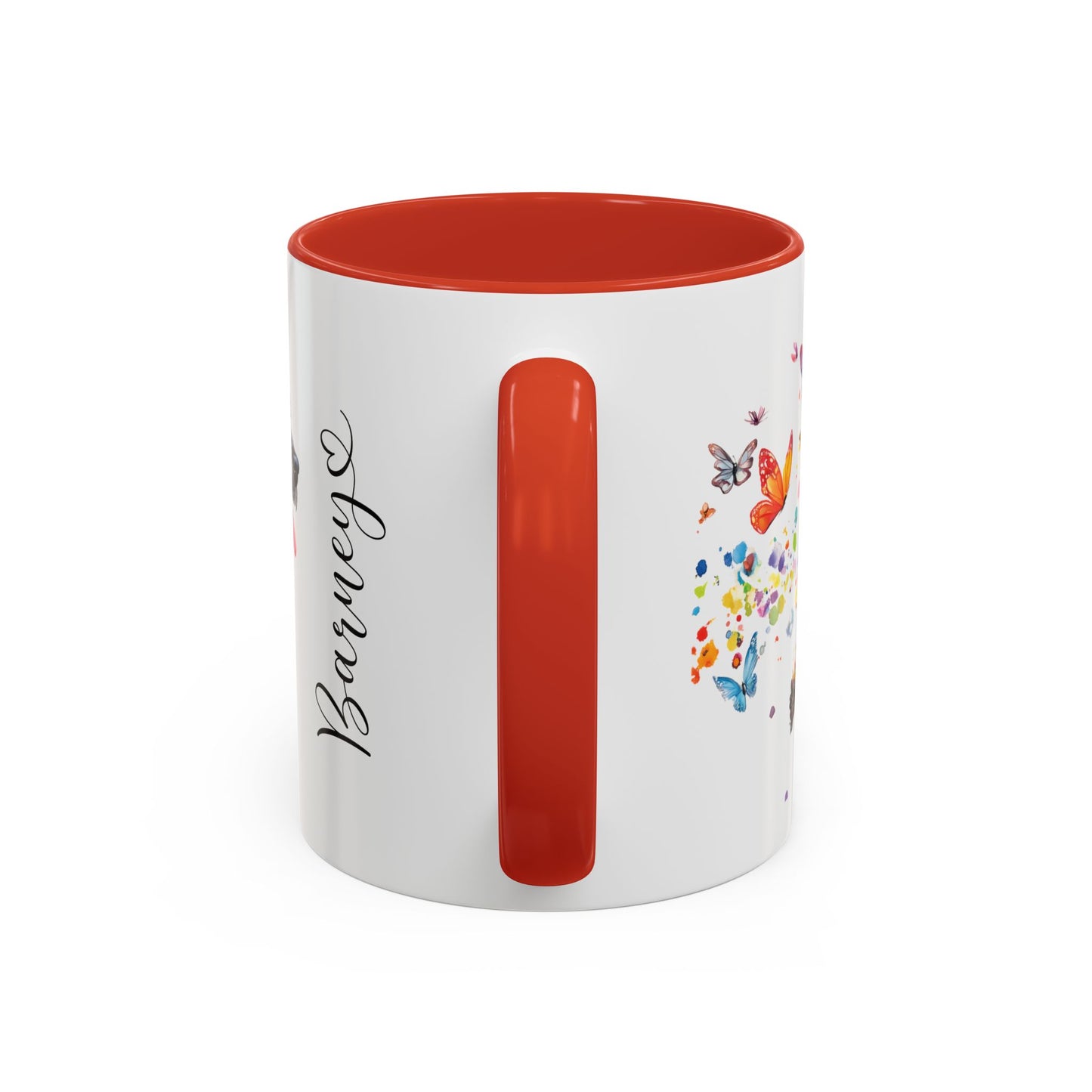 Schnauzer Personalized Accent Mugs, 11oz