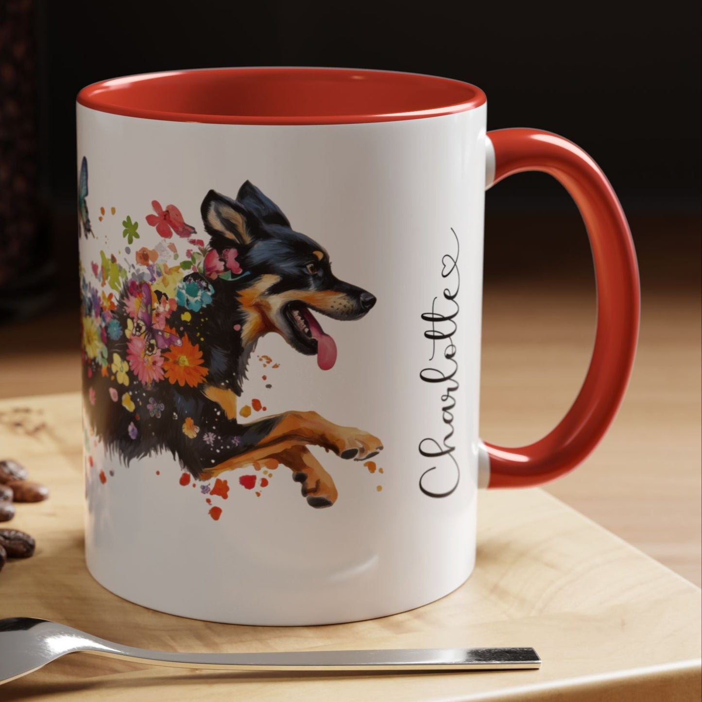 Husky #3 Personalized Accent Mugs, 11oz