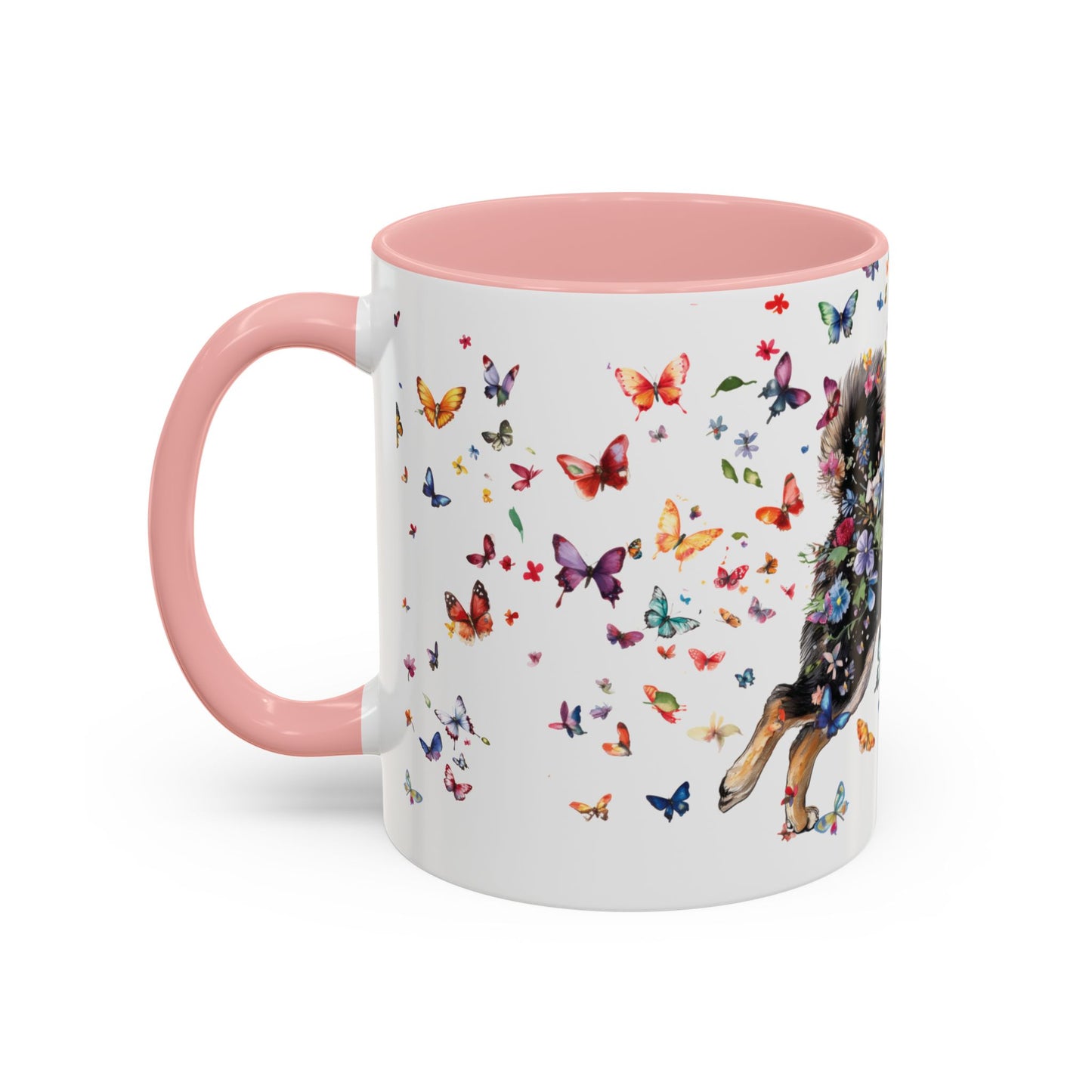 Shiba Inu #2 Personalized Accent Mugs, 11oz