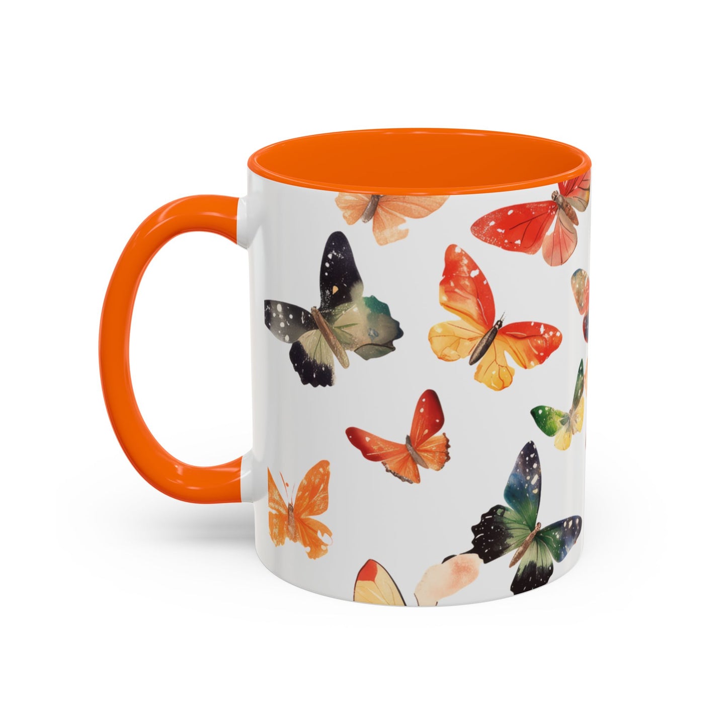 Butterfly Accent Mugs, 11oz & 15oz - USA ONLY