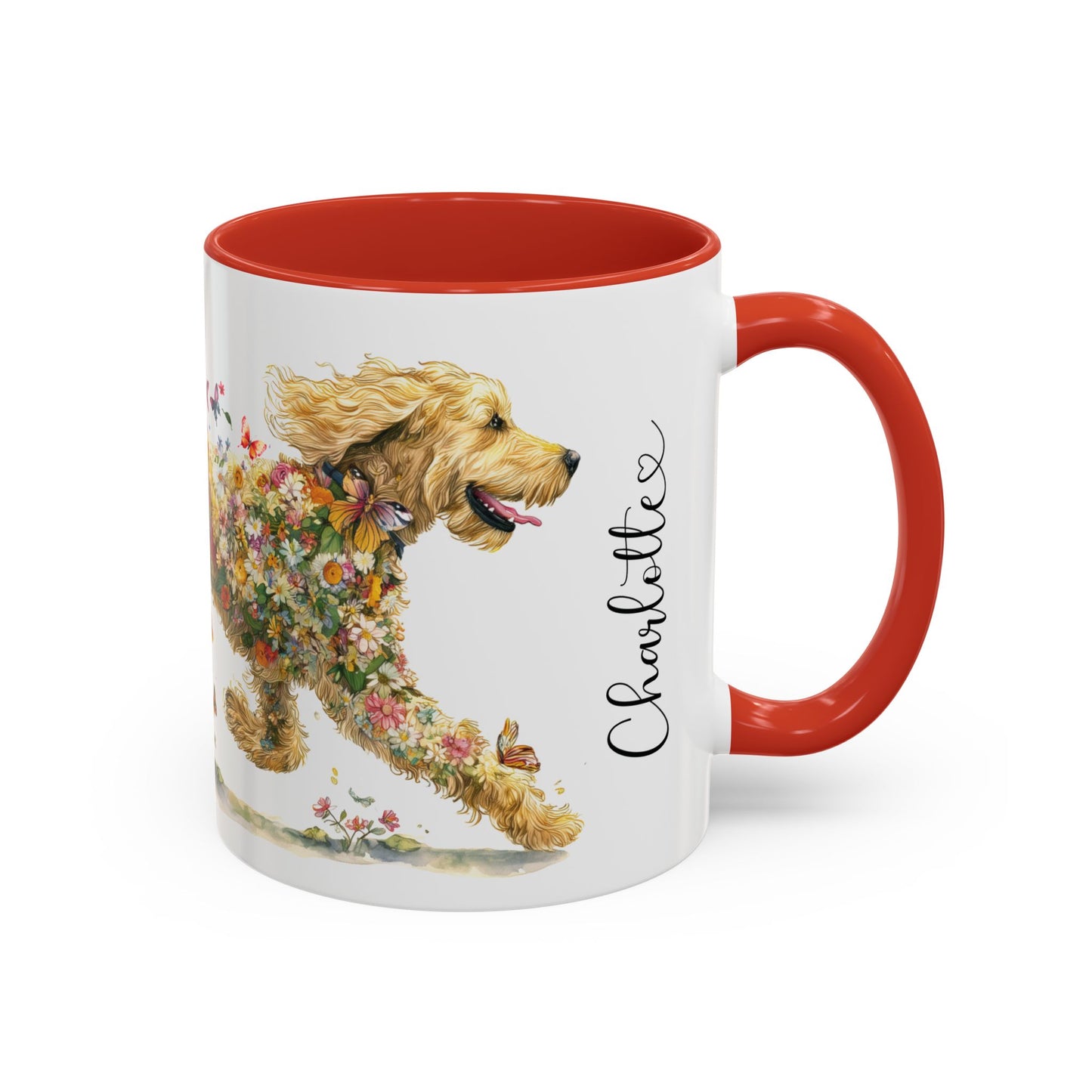 Golden Doodle/Groodle #3 Retriever Personalized Accent Mugs, 11oz