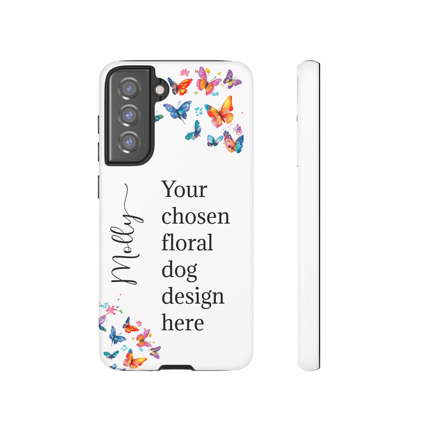 Phone Case, Personalized from ANY OF OUR DESIGNS - White case
