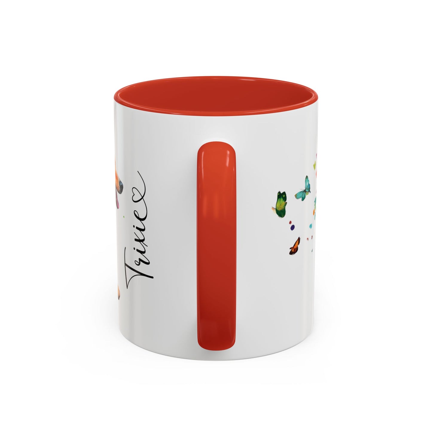 Shetland Sheepdog Personalized Accent Mugs, 11oz