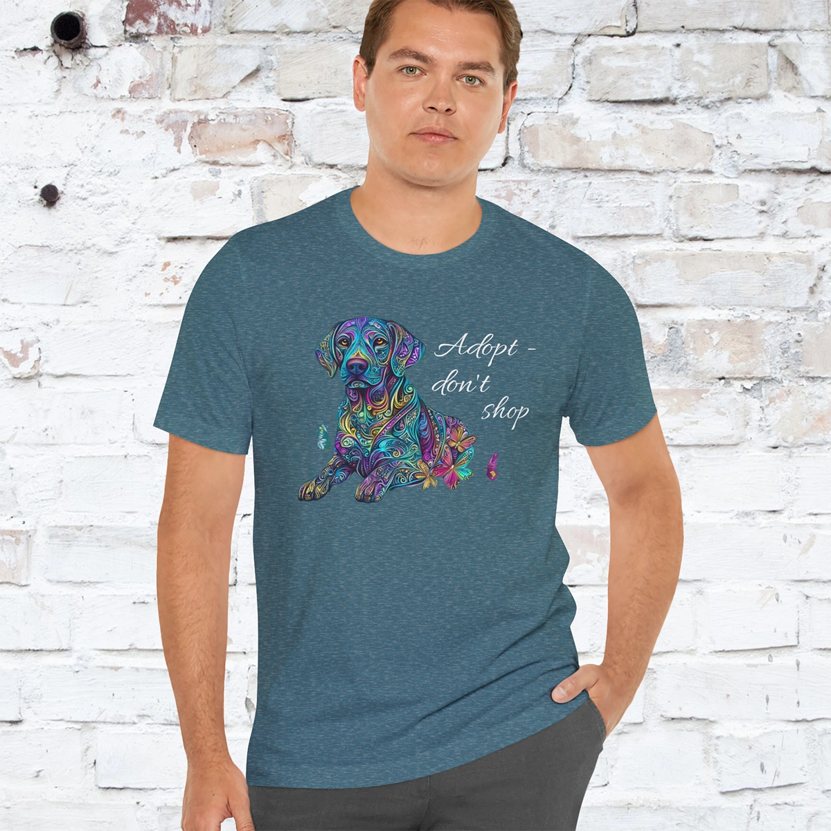 Adopt Dont Shop, dog T shirt