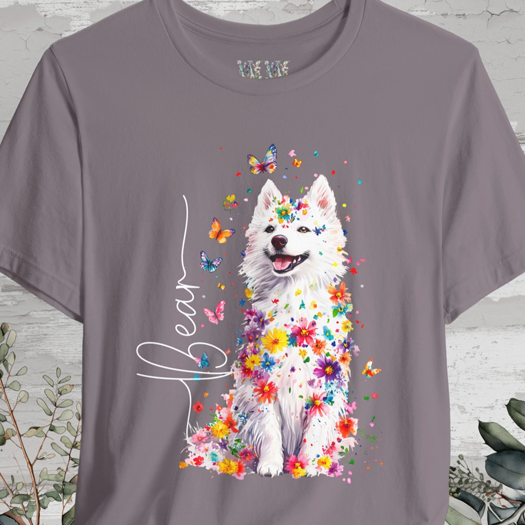 American Eskimo #1 Floral Personalized T shirt