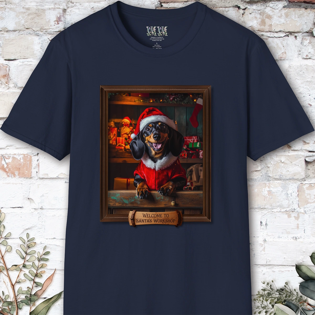 Dachshund #1 Santa's Workshop Unisex T shirt