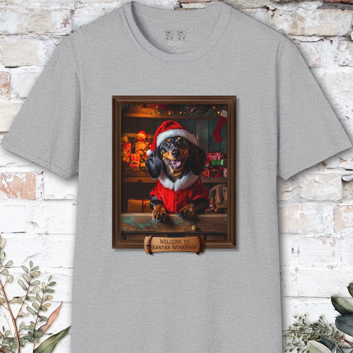 Dachshund #1 Santa's Workshop Unisex T shirt