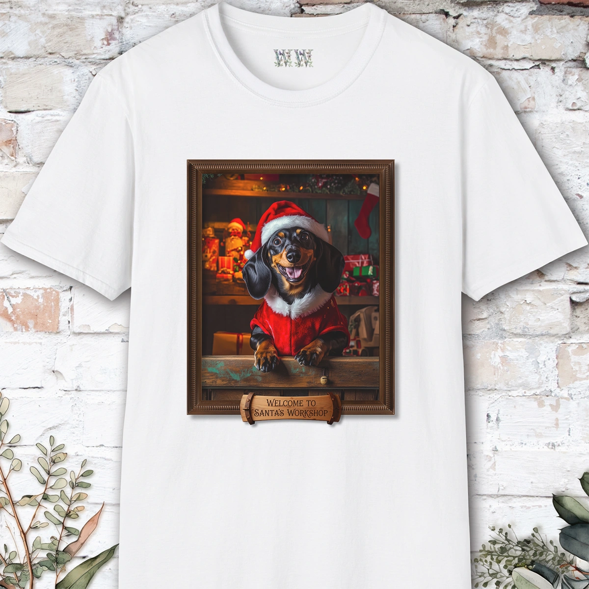 Dachshund #1 Santa's Workshop Unisex T shirt
