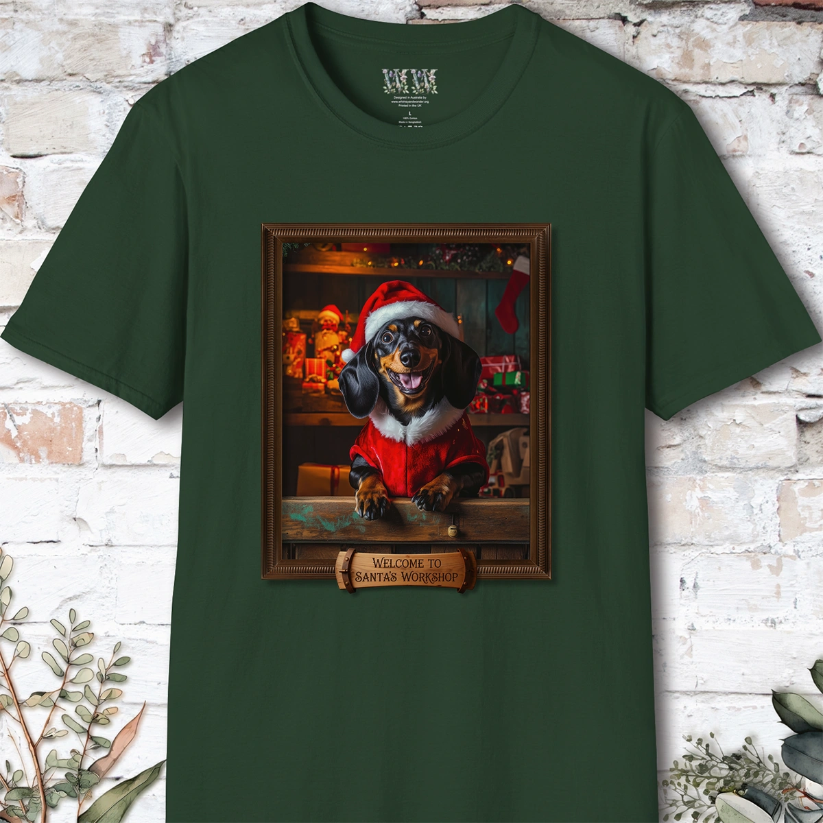Dachshund #1 Santa's Workshop Unisex T shirt