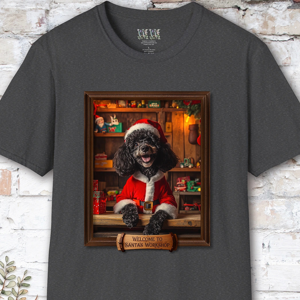 Poodle #1 Santa's Workshop Unisex T shirt