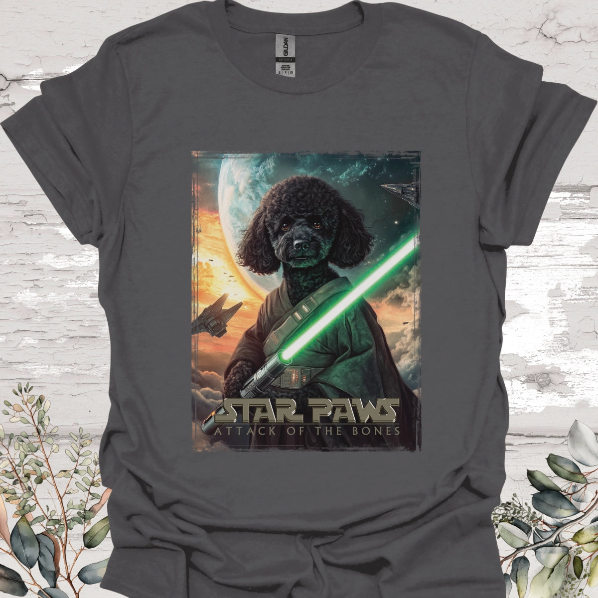 Poodle #2 Star Paws Unisex T shirt
