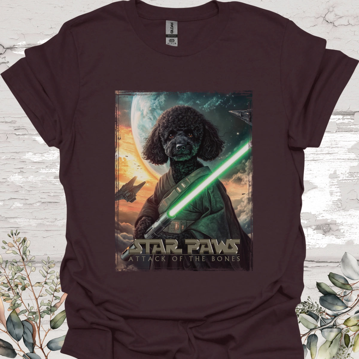 Poodle #2 Star Paws Unisex T shirt