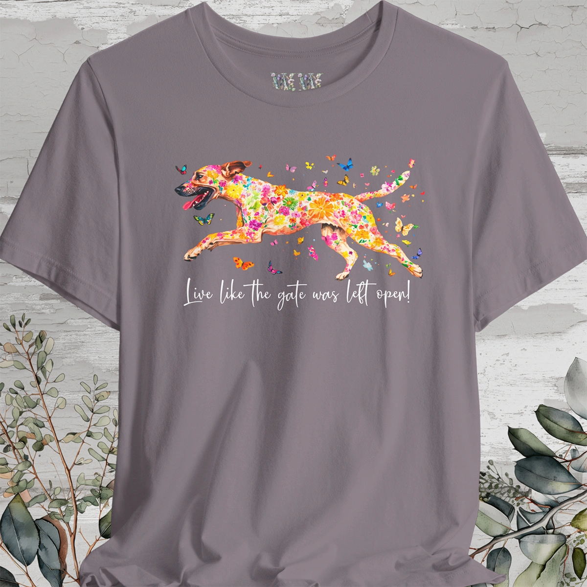 Black Mouth Cur "Live like the gate was left open" Unisex T shirt