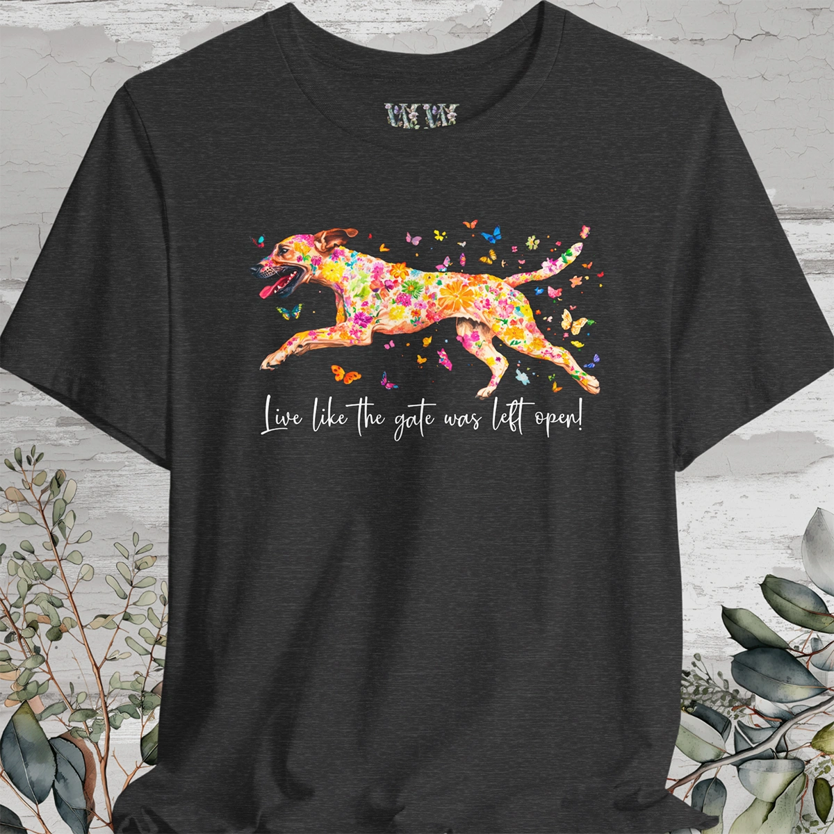 Black Mouth Cur "Live like the gate was left open" Unisex T shirt