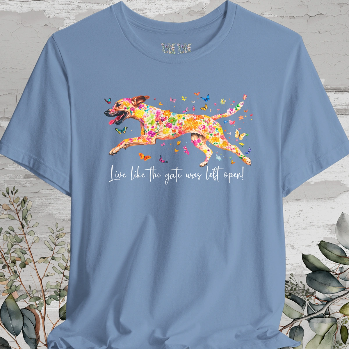 Black Mouth Cur "Live like the gate was left open" Unisex T shirt