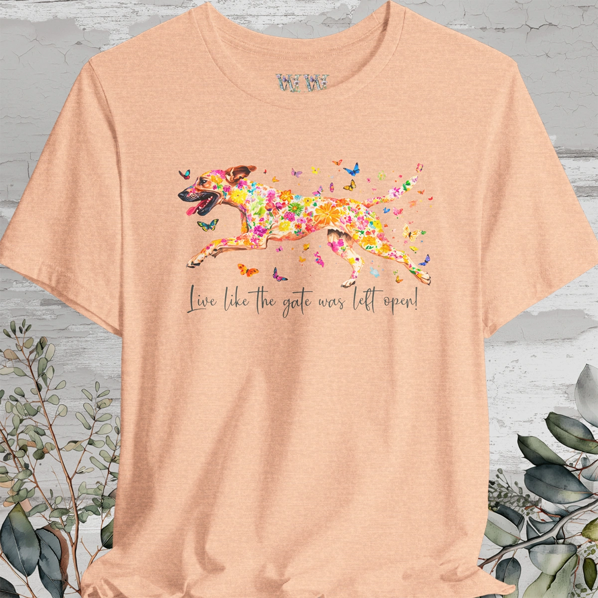 Black Mouth Cur "Live like the gate was left open" Unisex T shirt
