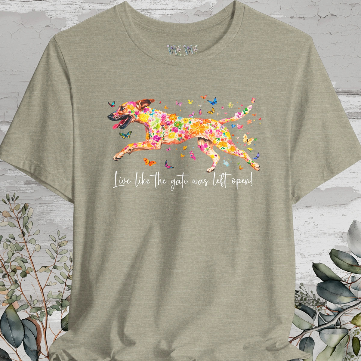 Black Mouth Cur "Live like the gate was left open" Unisex T shirt
