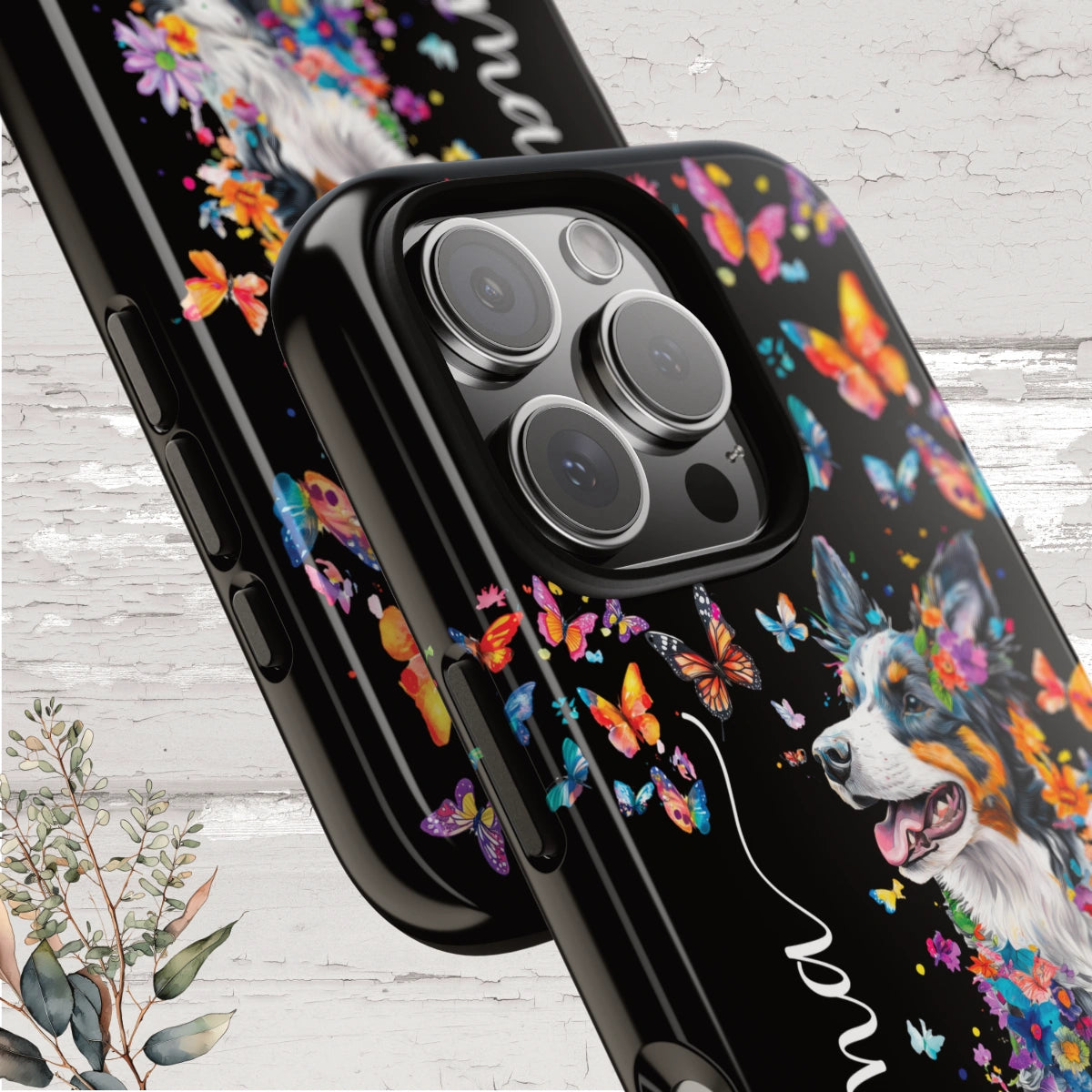 Border Collie #2 Personalized Tough Phone Case