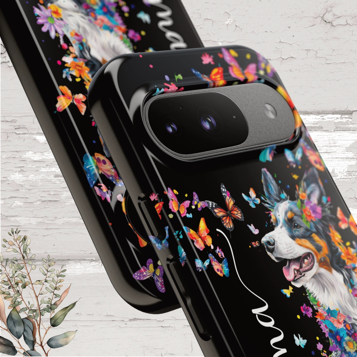 Border Collie #2 Personalized Tough Phone Case