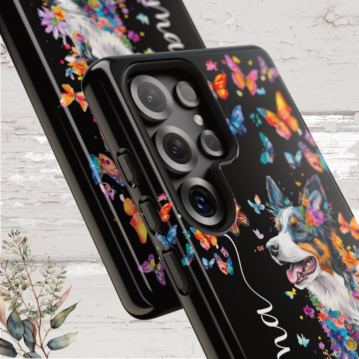 Border Collie #2 Personalized Tough Phone Case
