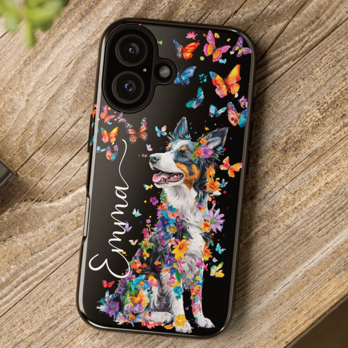 Border Collie #2 Personalized Tough Phone Case