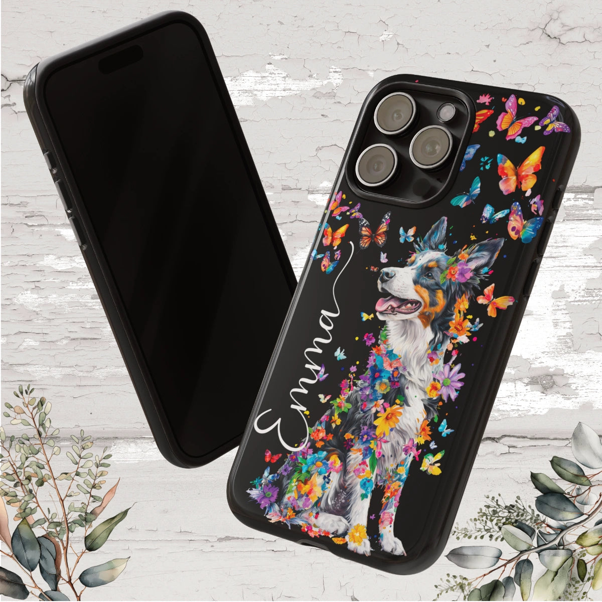 Border Collie #2 Personalized Tough Phone Case