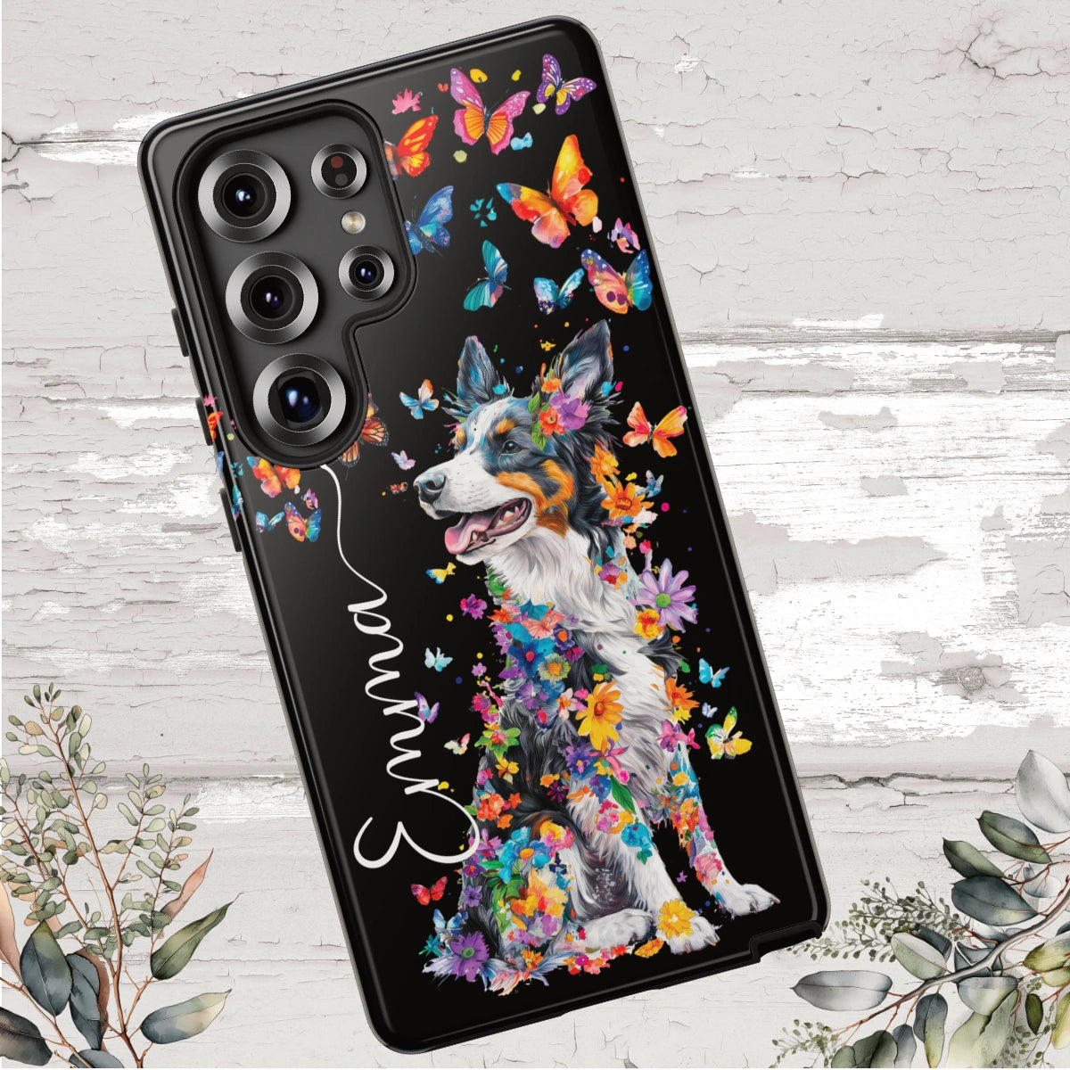 Border Collie #2 Personalized Tough Phone Case