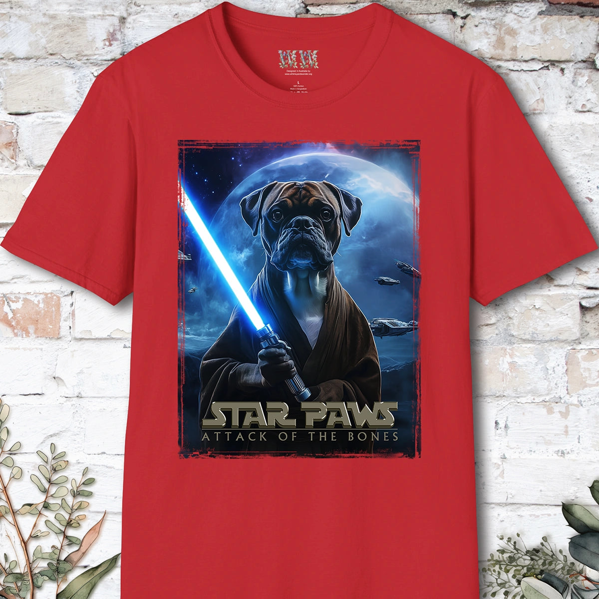 Boxer #2 Star Paws Unisex T shirt