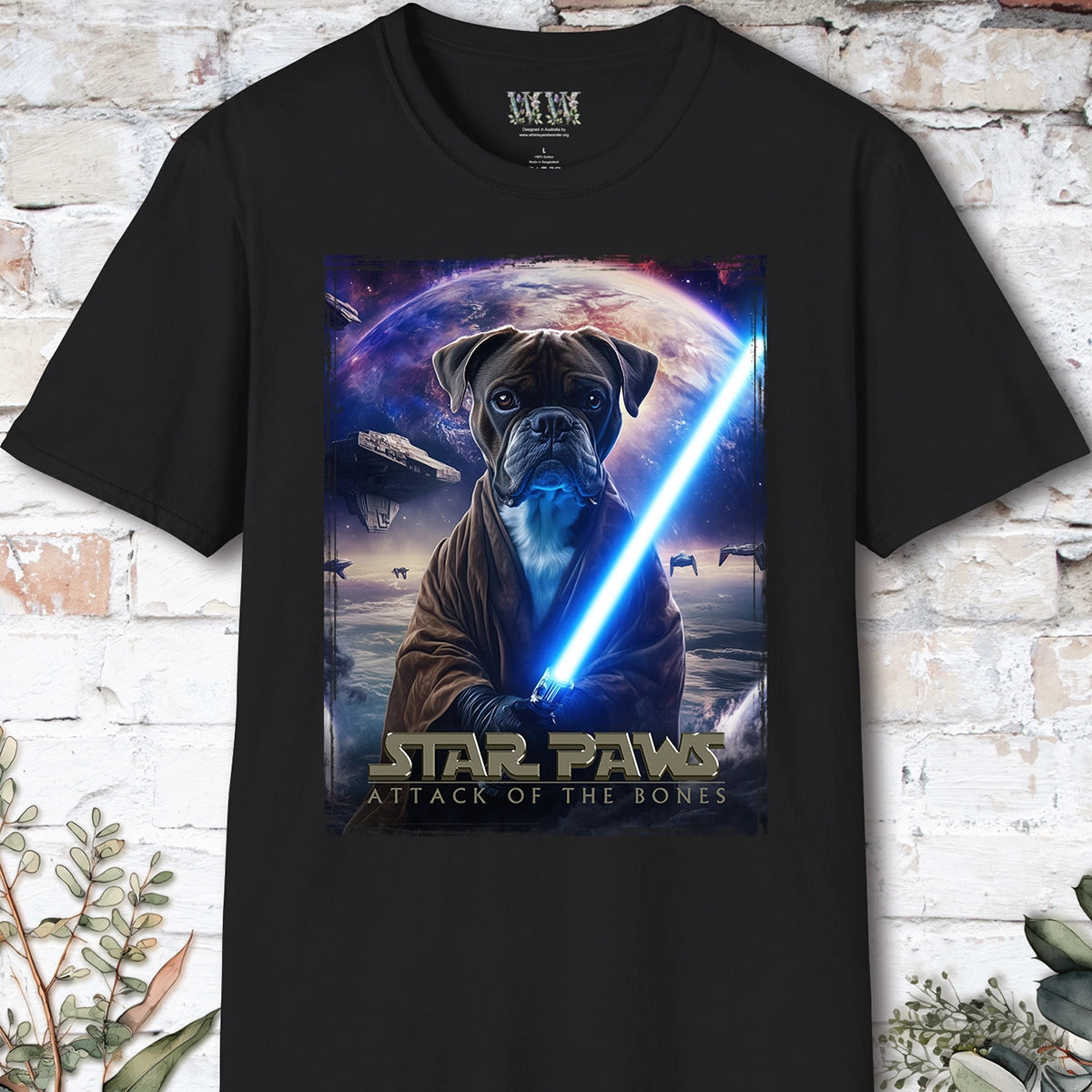 Boxer #4 Star Paws Unisex T shirt