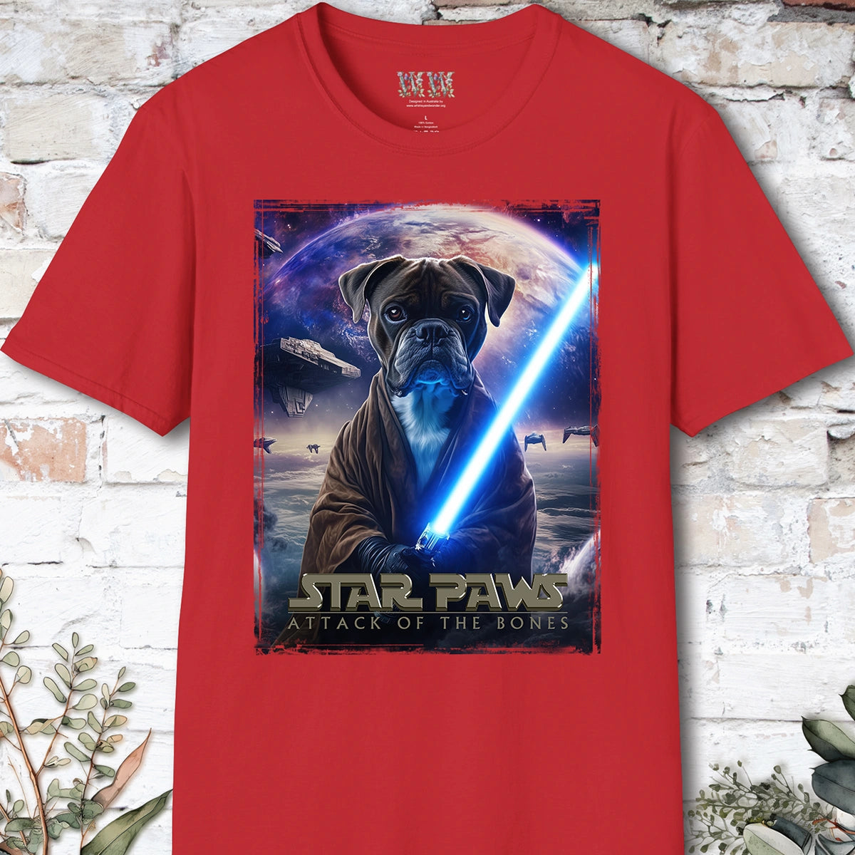 Boxer #4 Star Paws Unisex T shirt
