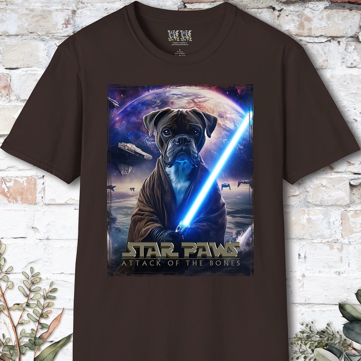 Boxer #4 Star Paws Unisex T shirt