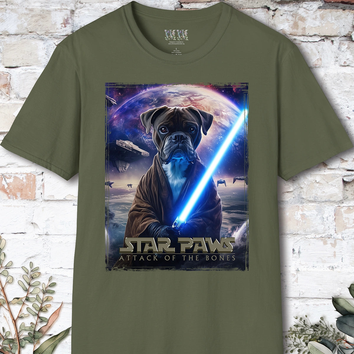Boxer #4 Star Paws Unisex T shirt