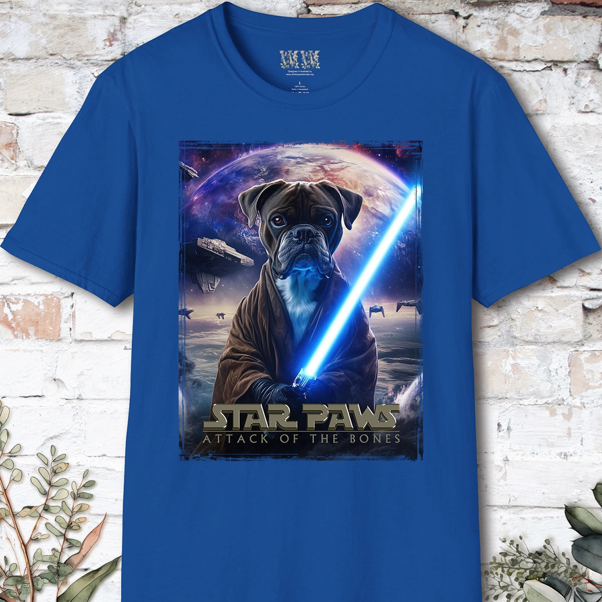 Boxer #4 Star Paws Unisex T shirt