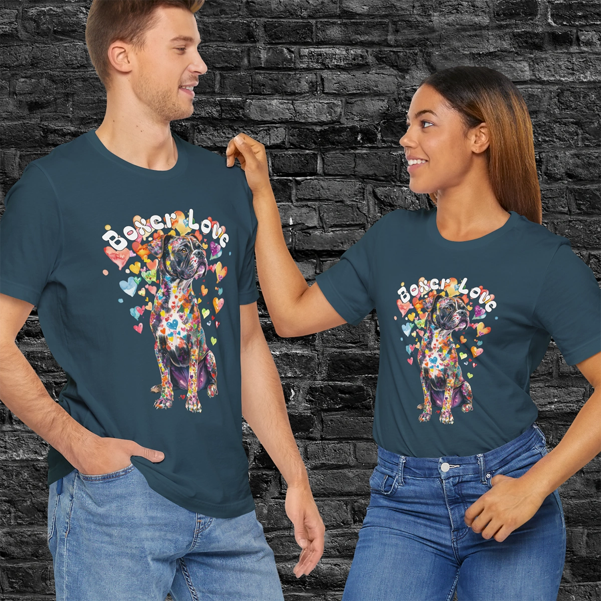 Brindle Boxer Love T shirt