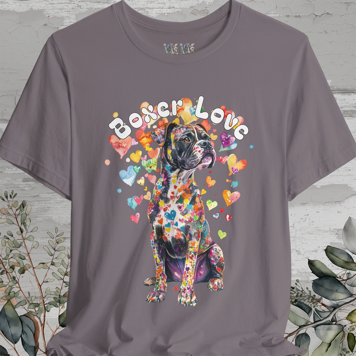 Brindle Boxer Love T shirt