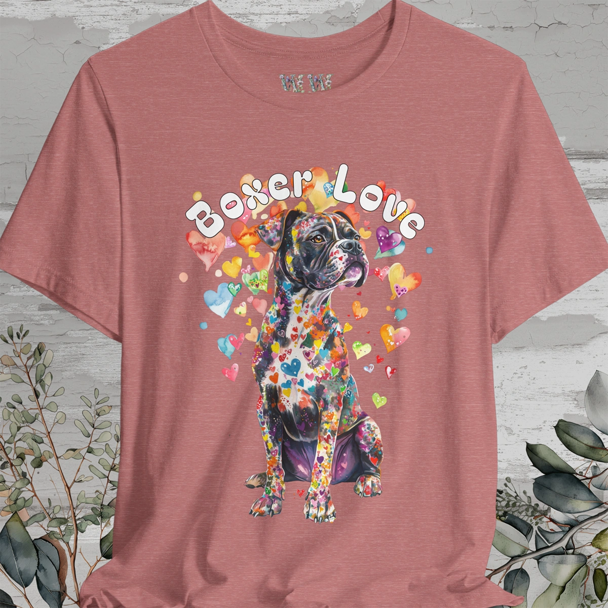 Brindle Boxer Love T shirt